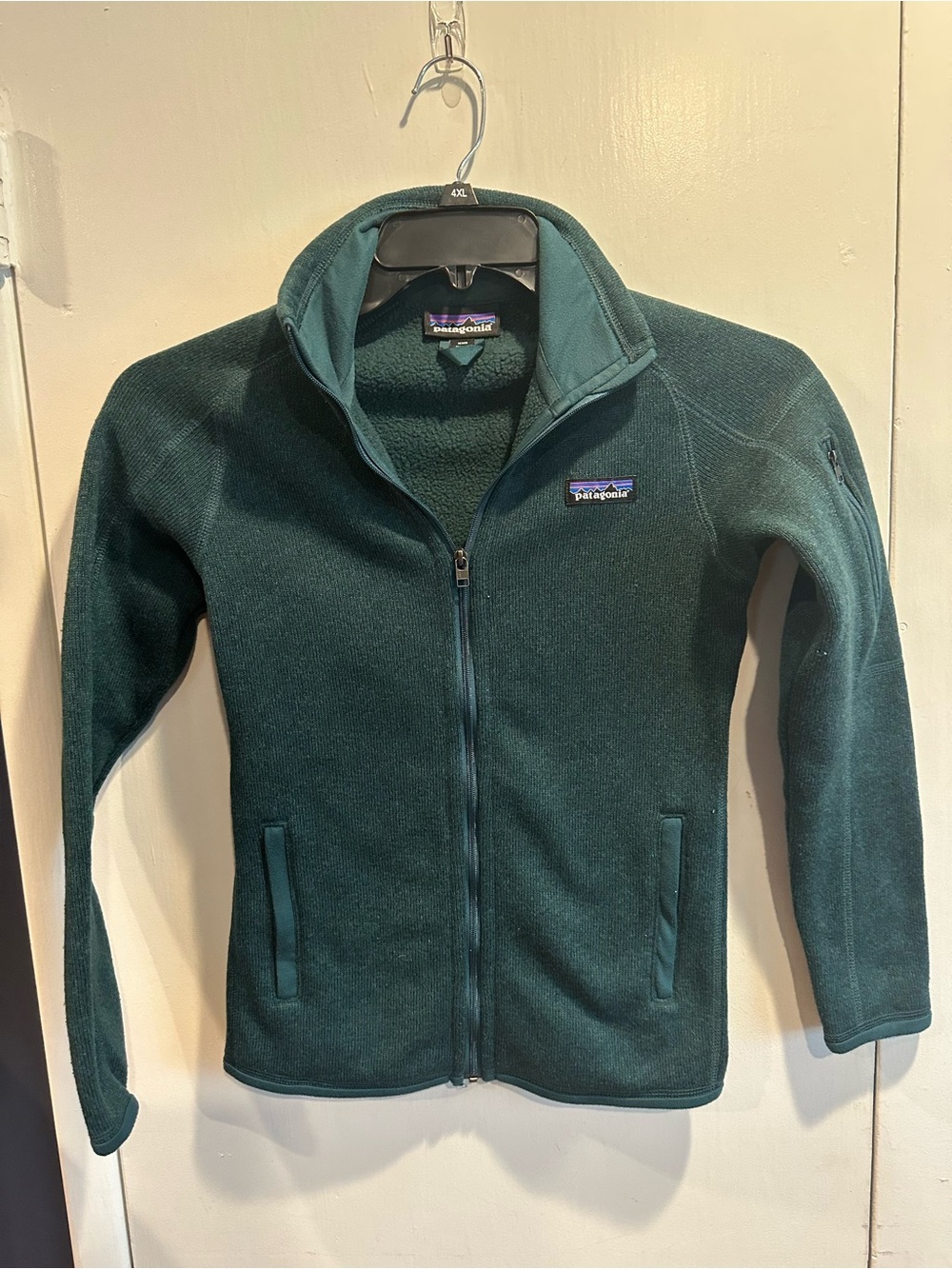 Patagonia Dark Teal Full-Zip Fleece Vest